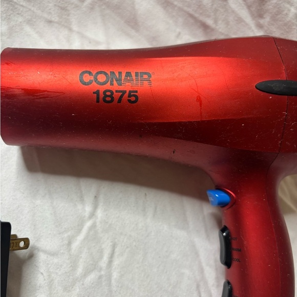 Conair 1875 Red Hair Dryer - Picture 2 of 8